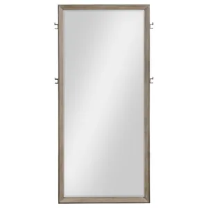 Durango 80-Inch Standing Floor Mirror Washed Oak