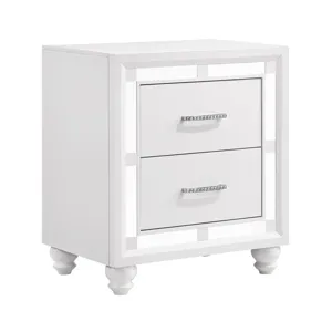 Whitaker 2 Drawer Nightstand White