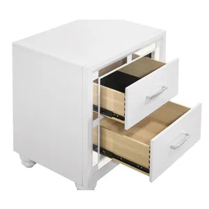 Whitaker 2 Drawer Nightstand White