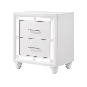 Whitaker 2 Drawer Nightstand White