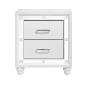 Whitaker 2 Drawer Nightstand White