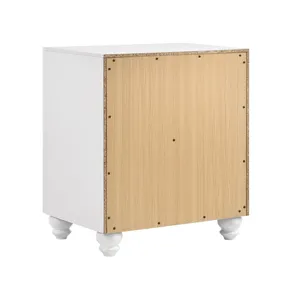 Whitaker 2 Drawer Nightstand White