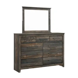 Ridgedale 9 Drawer Dresser Weathered Dark Brown