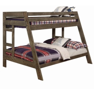 Wrangle Hill Over Bunk Bed Gun Smoke - Twin/Full