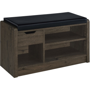 Arrington Storage Bench Smoked Oak