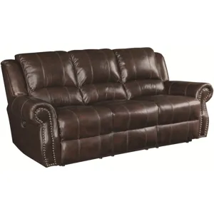 Sir Rawlinson Upholstered Living Room Set Dark Brown