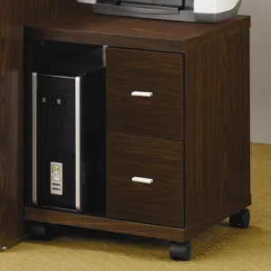 Russell 2 Drawer Cpu Stand Medium Oak