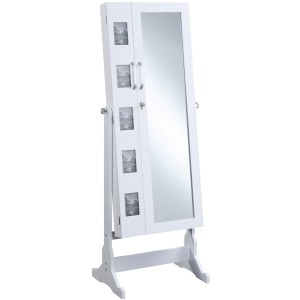 Doyle Jewelry Cheval Mirror Picture Frames White