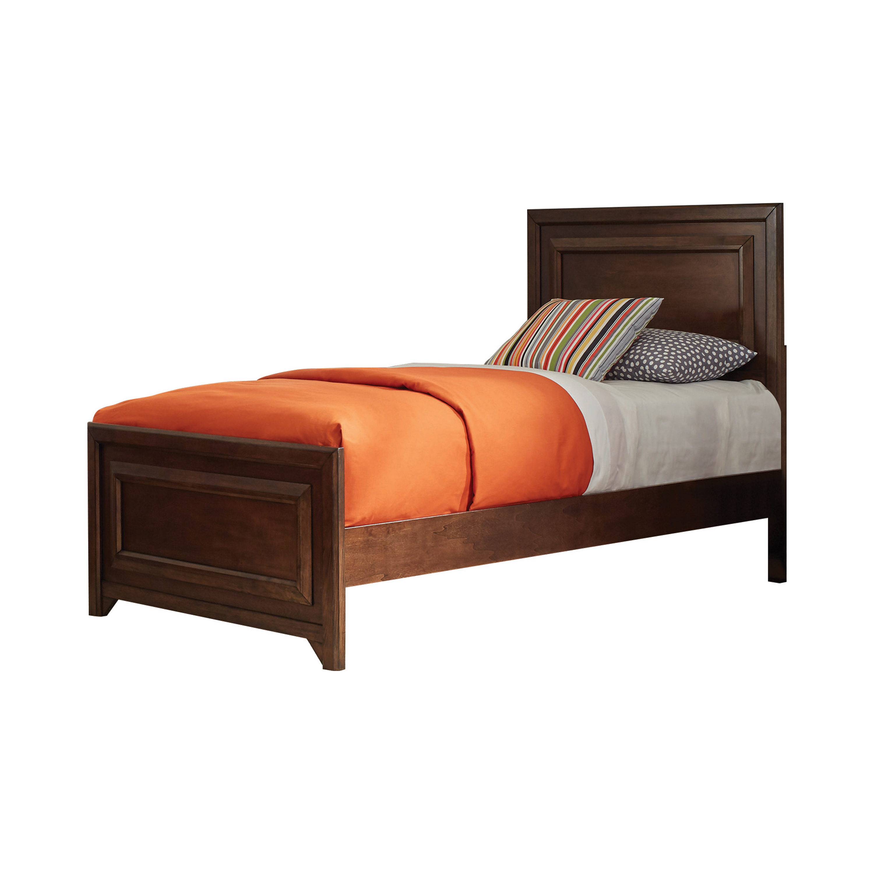 Greenough Transitional Maple Oak Twin Bed by Coaster Furniture