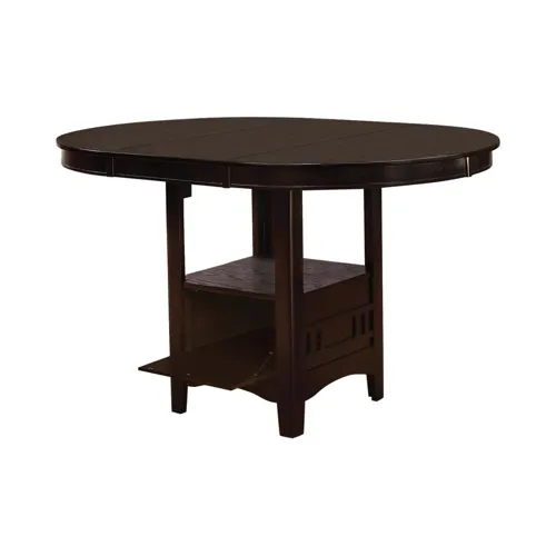 Lavon Oval Counter Height Table Espresso