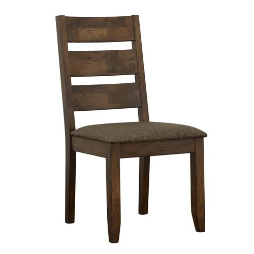 Alston Ladder Back Dining Side Chairs Knotty Nutmeg Grey (Set Of 2)