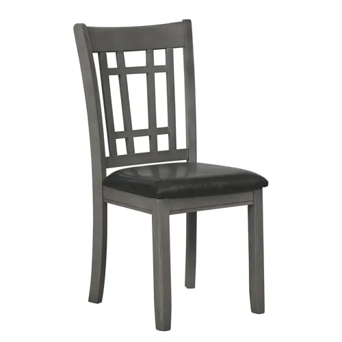 Lavon Padded Dining Side Chairs Espresso Medium Grey (Set Of 2)