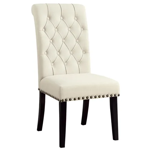 Mapleton Tufted Back Upholstered Side Chairs Beige (Set Of 2)