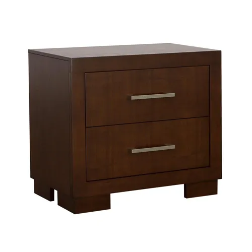 Jessica 2 Drawer Nightstand Cappuccino