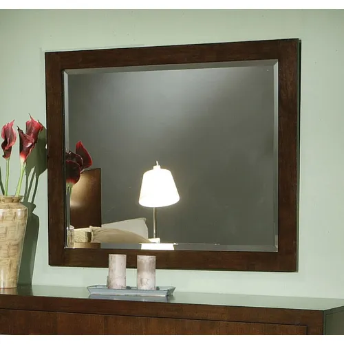 Jessica Rectangular Wall Mirror Cappuccino