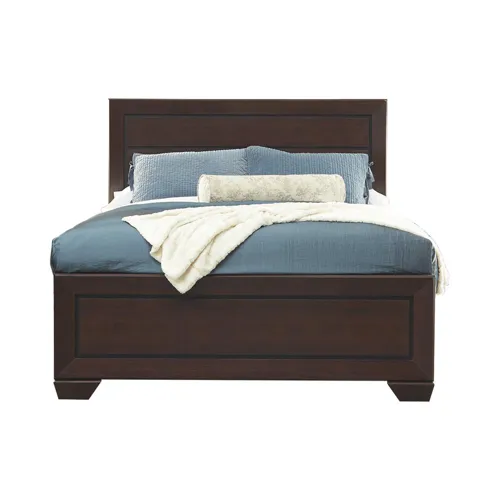 Kauffman Panel Bed Dark Cocoa - California King