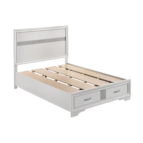 Miranda Storage Bed White - Full