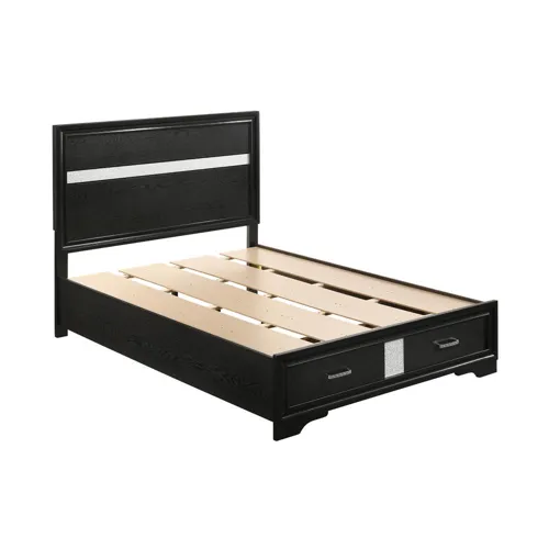 Miranda Storage Bed Black - Full