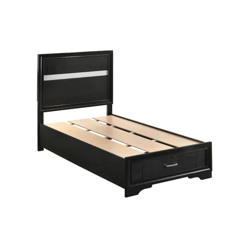 Miranda Storage Bed Black - Twin