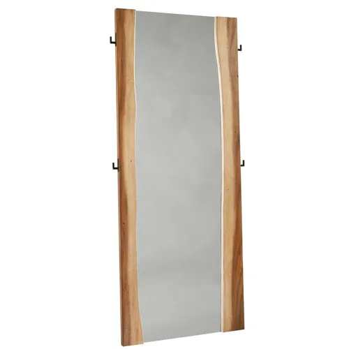 Winslow Standing Mirror Smokey Walnut Coffee Bean
