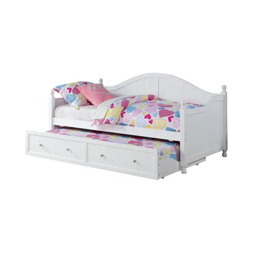 Julie Ann Daybed Trundle White - Twin