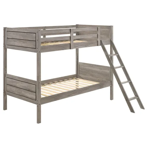 Ryder Over Bunk Bed Weathered Taupe - Twin