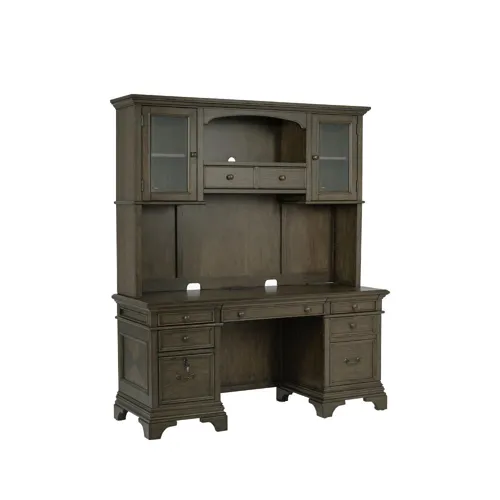 Hartshill Credenza Hutch Burnished Oak