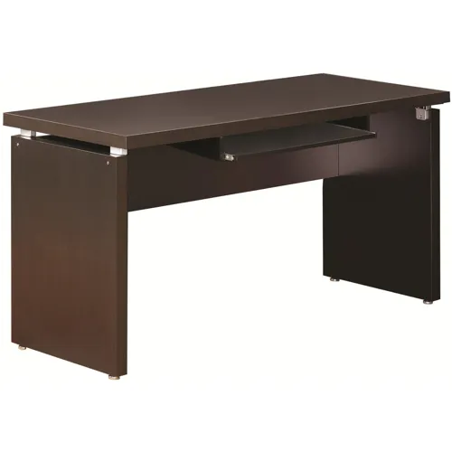 Skylar Computer Desk Keyboard Drawer Cappuccino