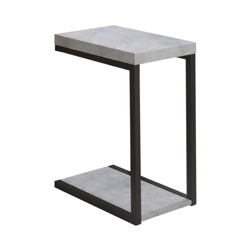 Beck Accent Table Cement Black