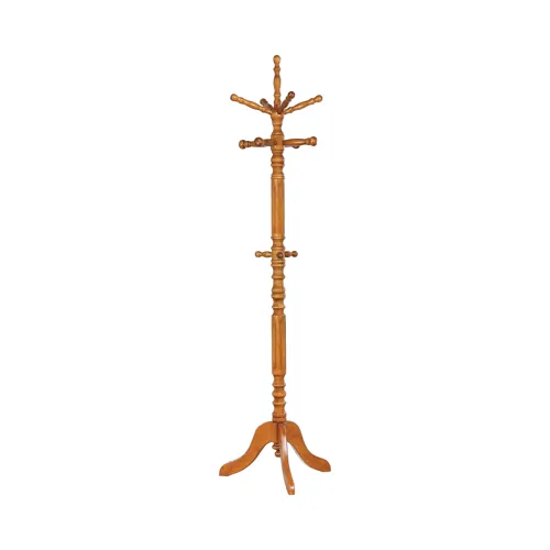 Achelle Coat Rack 11 Hooks Golden Brown