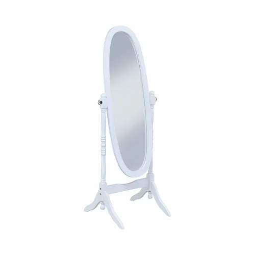 Foyet Oval Cheval Mirror White