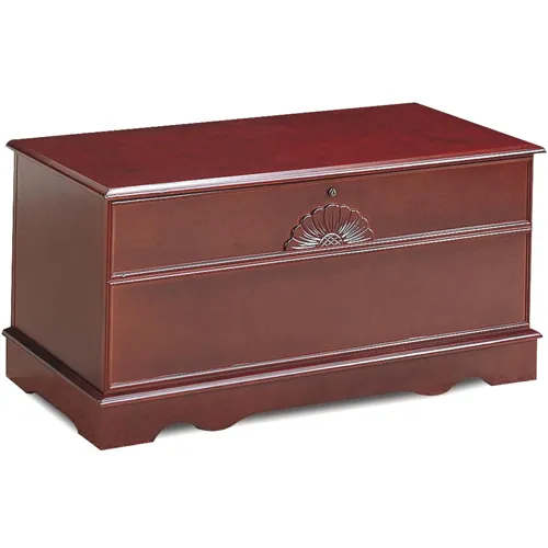 Paula Rectangular Cedar Chest Warm Brown