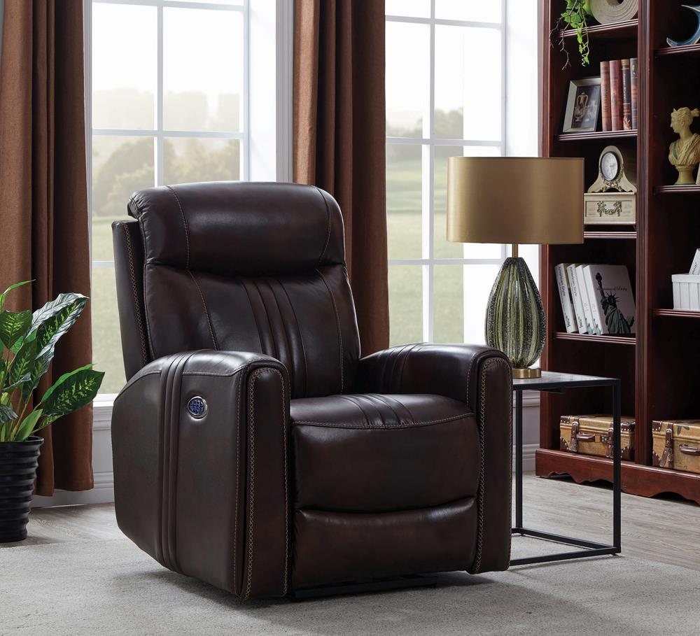 Power3 Recliner 608974PPP by Coaster Furniture at Wright Furniture