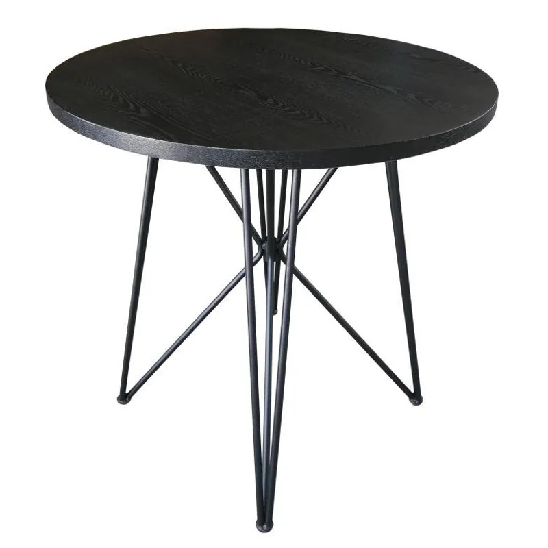 Rennes Round Table Black Gunmetal