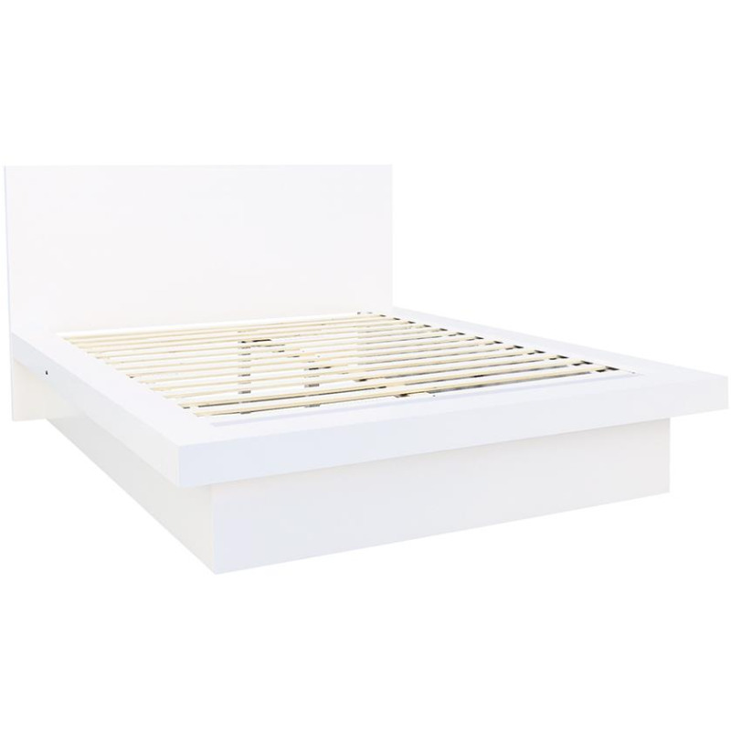 Jessica Eastern Platform Bed Rail Seating White King 202990KE by