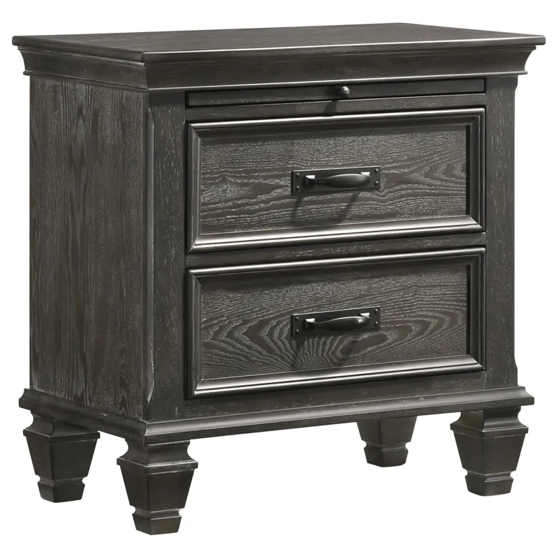 Franco 2 Drawer Nightstand Weathered Sage
