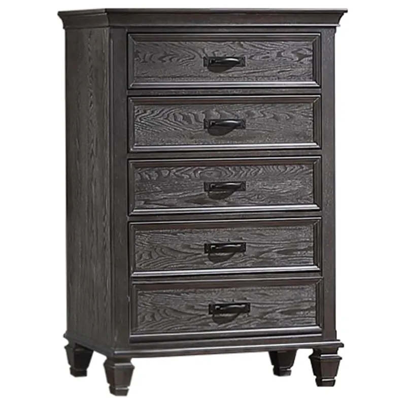 Franco 5 Drawer Chest Weathered Sage