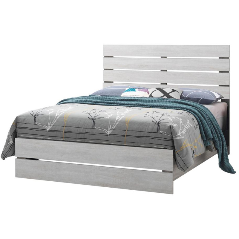Brantford Panel Bed Coastal White Queen 207051Q by Coaster Furniture