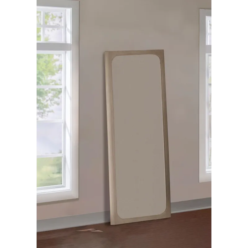 Solano 80-Inch Full Length Floor Mirror Weathered Mango