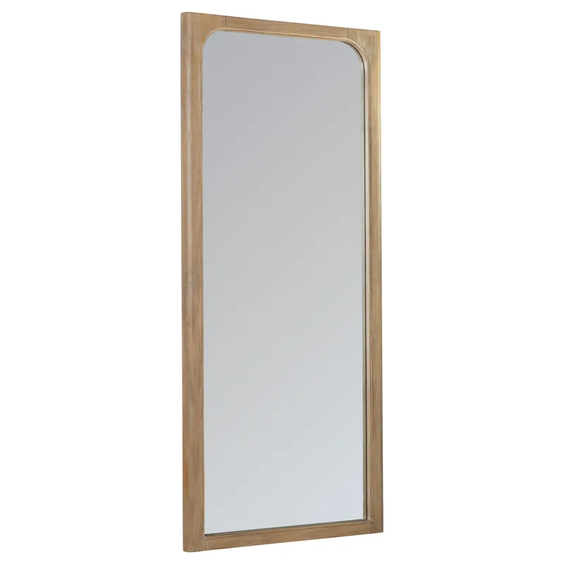 Solano 80-Inch Full Length Floor Mirror Weathered Mango