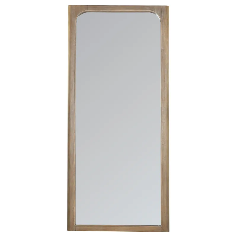 Solano 80-Inch Full Length Floor Mirror Weathered Mango