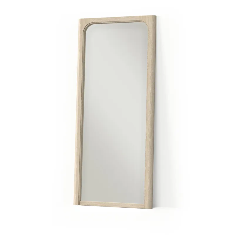 Solano 80-Inch Full Length Floor Mirror Weathered Mango