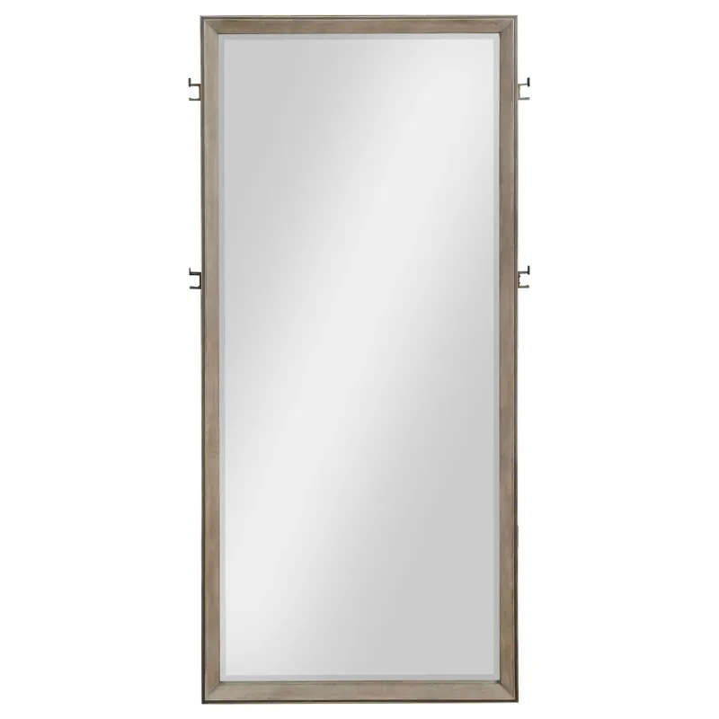 Durango 80-Inch Standing Floor Mirror Washed Oak