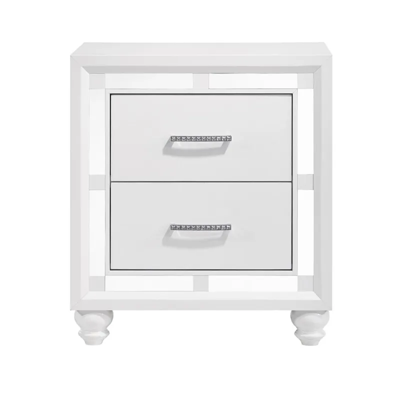 Whitaker 2 Drawer Nightstand White