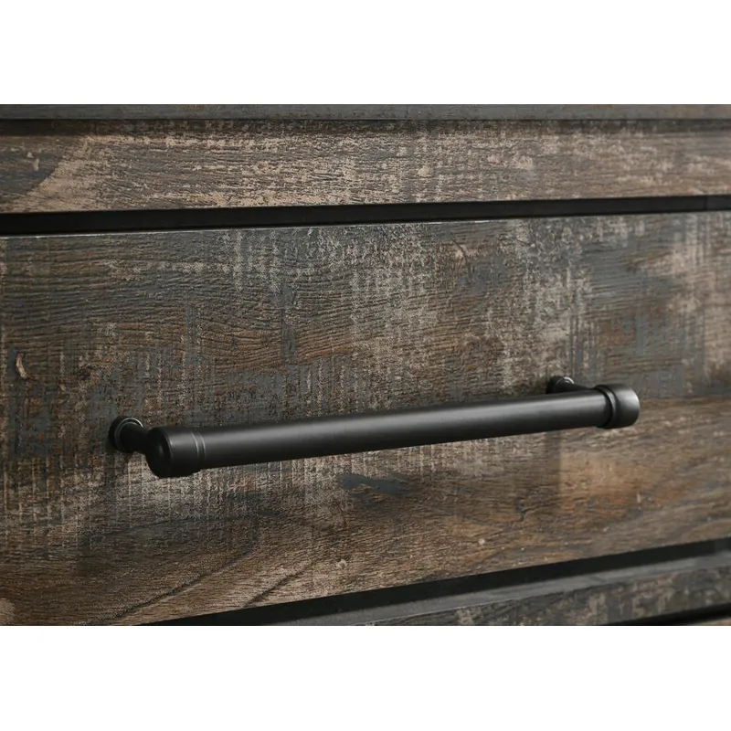 Ridgedale 9 Drawer Dresser Weathered Dark Brown