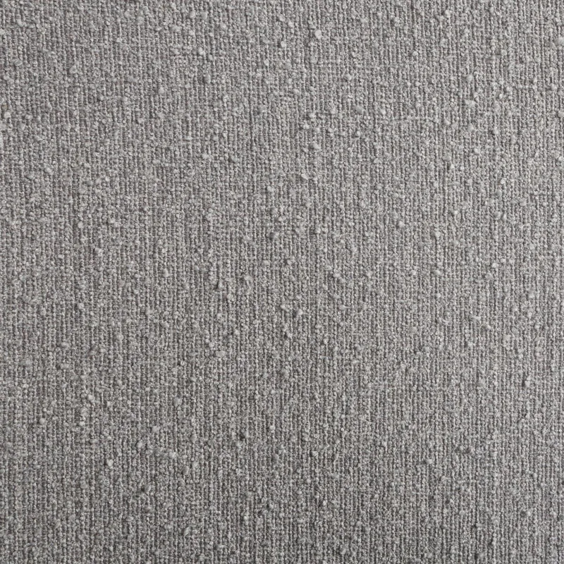 Mosby Upholstered Curved Headboard Eastern Platform Bed Light Grey - King