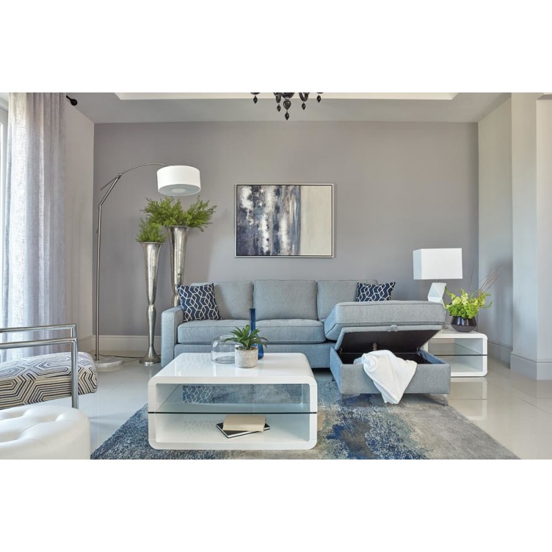 Sectional 509327 By Coaster Furniture At Tomlinson Sectional 509327 By Coaster Furniture, Coaster Quinn Transitional Modular Leather Sectional Sofa In White