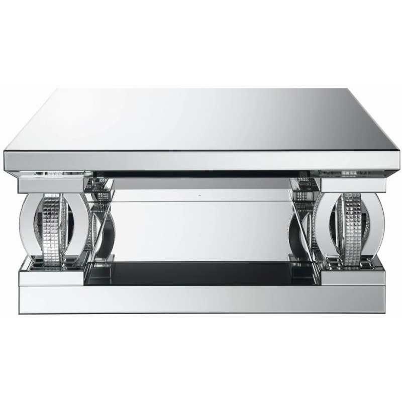 Contemporary Silver Mirrored Coffee Table By Coaster Furniture 722518 Bruce Floor Covering - Coaster Furniture Mirrored Coffee Table Contemporary Silver Mirrored Coffee Table By Coaster Furniture 722518 Bruce Floor Covering - Coaster Furniture Mirrored Coffee Table