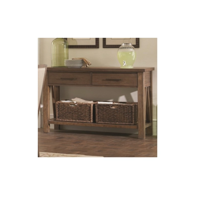 Bridgeport Rustic Two Drawer Server