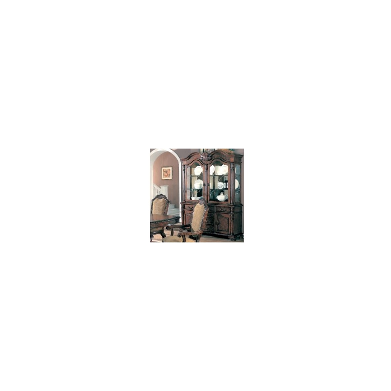 Saint Charles Buffet and Hutch with Two Glass Doors